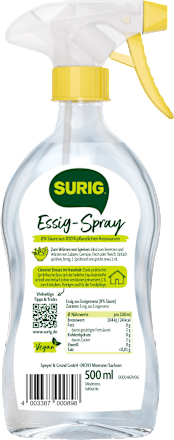 Azijnreinigerspray voor keuken en huishouden, 500 ml