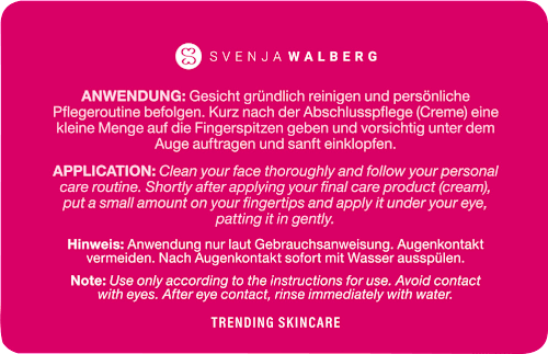 Augencreme eyebaghack (5x1 ml), 5 ml