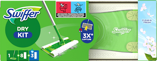 Vloer dweilset Nat &amp; Droog Kit, 1 st
