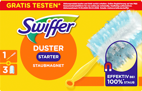 Staubmagnet Starterset (Griff + 3 Tücher), 1 St