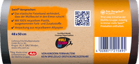 Afvalzakken 20 l met bevestigingsband van 100% gerecycled plastic, 15 stuks