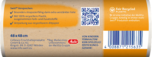 Afvalzakken 20 l met draagbeugel van 100% gerecycled plastic, 20 stuks