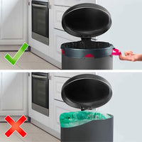 Müllbeutel 35 l Fixierband mit 100 % recyceltem Plastik, 10 St Swirl