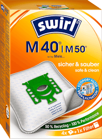 Staubsaugerbeutel M40/M50 EcoPor, 4 St