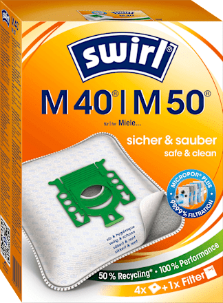 Staubsaugerbeutel M40/M50 MicroPor, 4 St