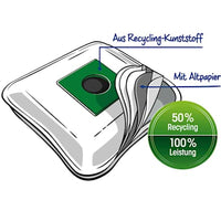 Staubsaugerbeutel M40 MicroPor Plus inkl. 1 Filter, 4 St Swirl