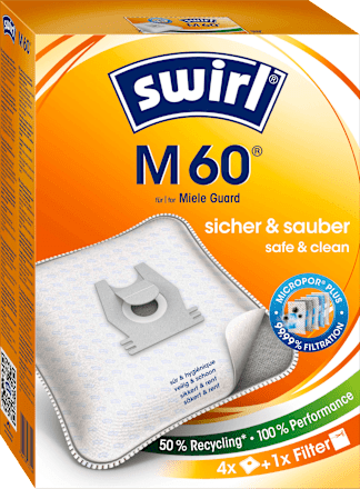 Staubsaugerbeutel  M60 MicroPor, 4 St