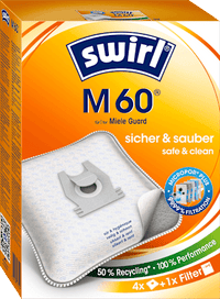 Staubsaugerbeutel  M60 MicroPor, 4 St