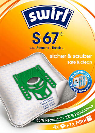 Staubsaugerbeutel  S67 EcoPor, 4 St