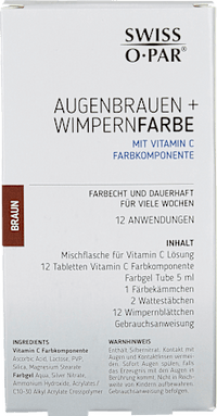 Augenbrauen- und Wimpernfarbe Braun, 1 St