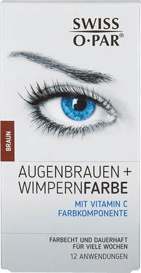 Wenkbrauw- en wimperverf bruin, 1 stuk