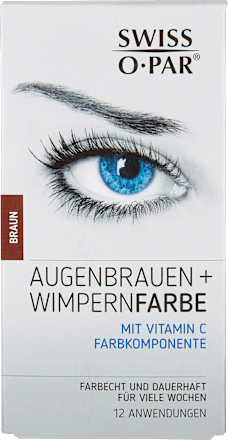 Augenbrauen- und Wimpernfarbe Braun, 1 St