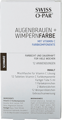 Augenbrauen- und Wimpernfarbe Schwarz, 1 St