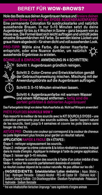 Wenkbrauwverf donkerblond 6-1, 17 ml