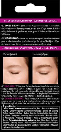 Wenkbrauwverf donkerblond 6-1, 17 ml