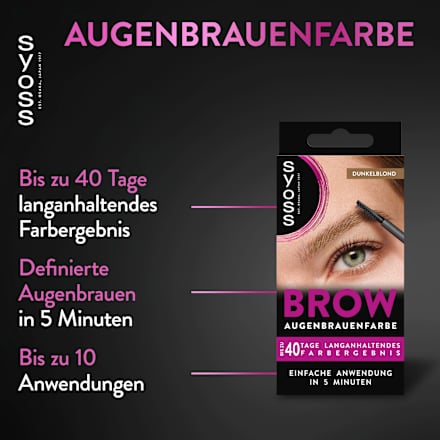 Wenkbrauwverf donkerblond 6-1, 17 ml