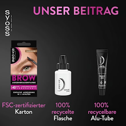 Wenkbrauwverf donkerblond 6-1, 17 ml