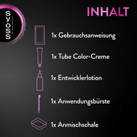 Wenkbrauwkleur donkerbruin 4-1, 17 ml