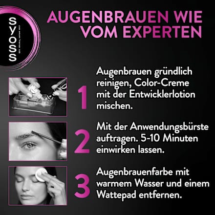 Augenbrauenfarbe Dunkelbraun  4-1, 17 ml