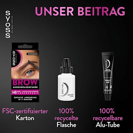Augenbrauenfarbe Dunkelbraun  4-1, 17 ml