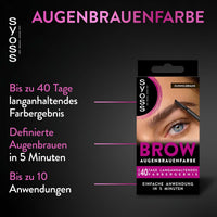 Wenkbrauwkleur donkerbruin 4-1, 17 ml