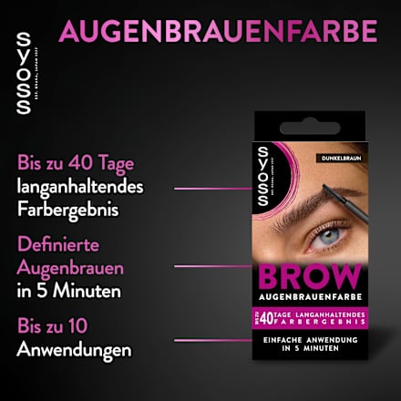 Augenbrauenfarbe Dunkelbraun  4-1, 17 ml