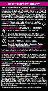 Augenbrauenfarbe Hellbraun 5-1, 17 ml