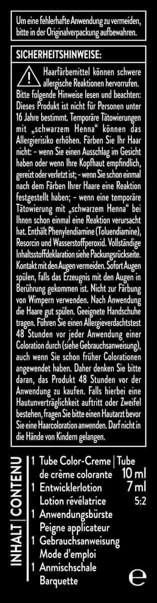 Wenkbrauwkleur zwart 1-1, 17 ml