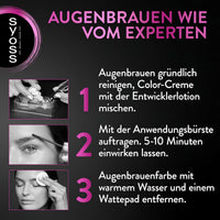 Wenkbrauwkleur zwart 1-1, 17 ml