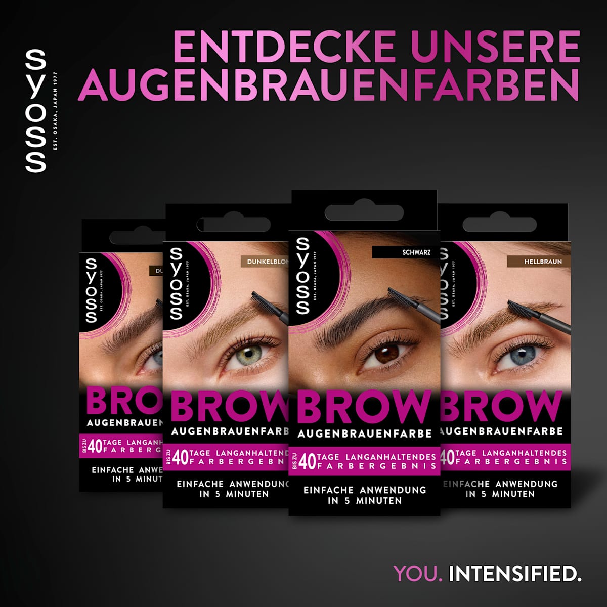 Wenkbrauwkleur zwart 1-1, 17 ml