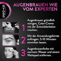 Augenbrauenfarbe Schwarz 1-1, 17 ml