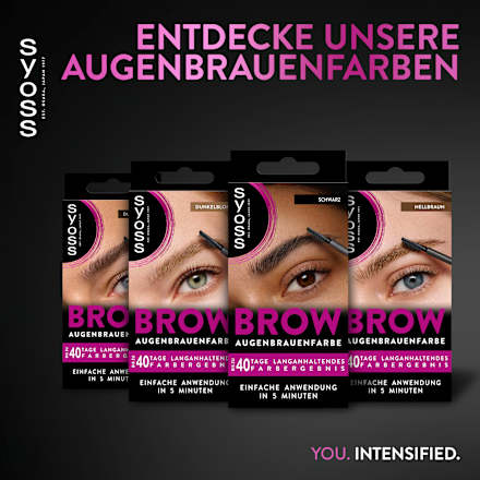 Augenbrauenfarbe Schwarz 1-1, 17 ml