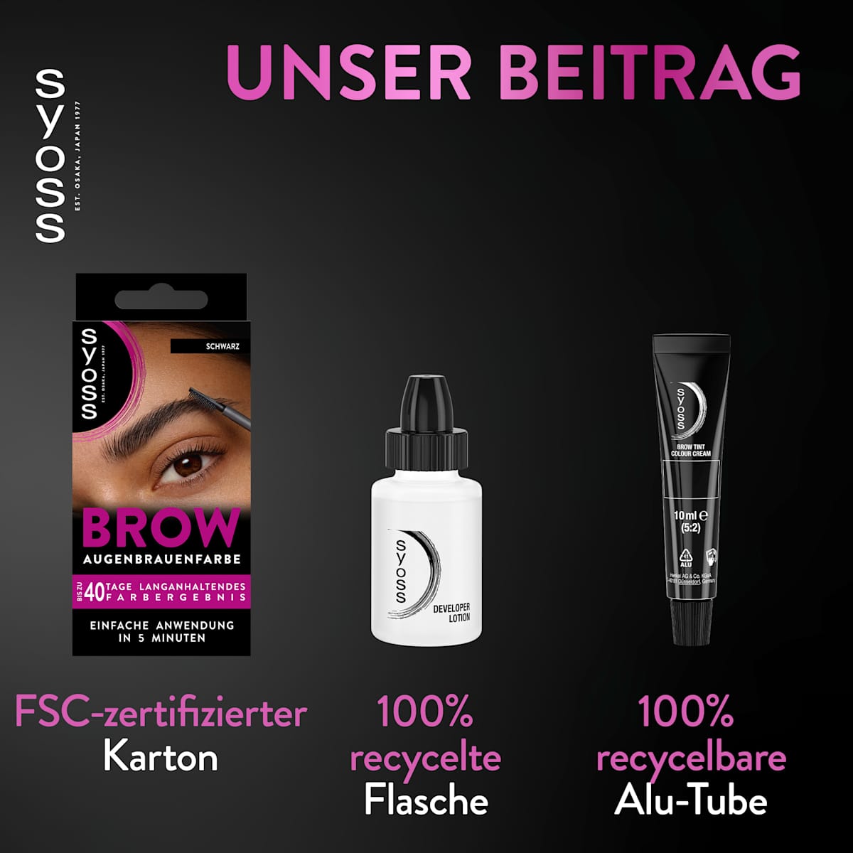Wenkbrauwkleur zwart 1-1, 17 ml