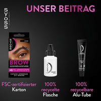 Wenkbrauwkleur zwart 1-1, 17 ml