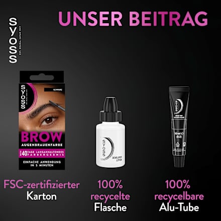 Augenbrauenfarbe Schwarz 1-1, 17 ml