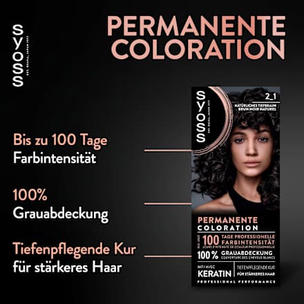 Haarkleur 2_1 Natuurlijk Diepbruin, 1 st