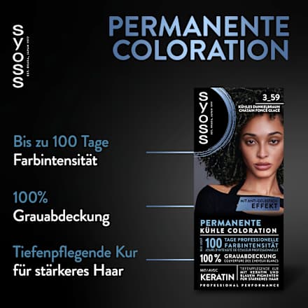 Haarkleur 3_59 Koel Donkerbruin, 1 stuk