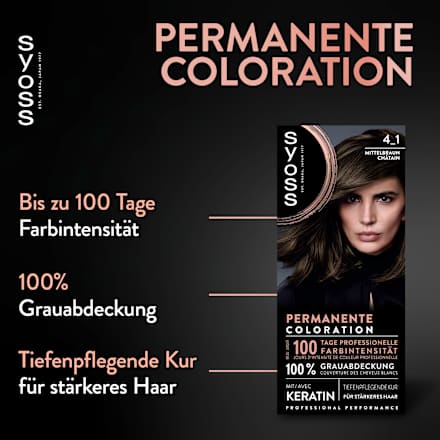 Haarkleur 4_1 Middenbruin, 1 stuk