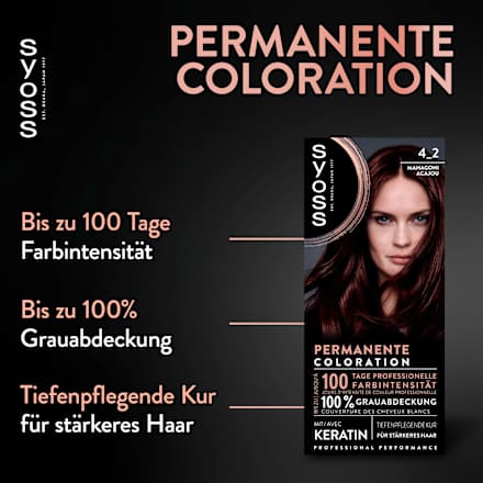 Haarkleur 4_2 Mahonie, 1 stuk