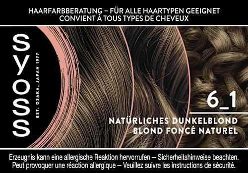Haarkleur 6_1 Natuurlijk Donkerblond, 1 st