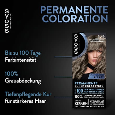 Haarkleur 6_46 Koel Donkerblond, 1 stuk