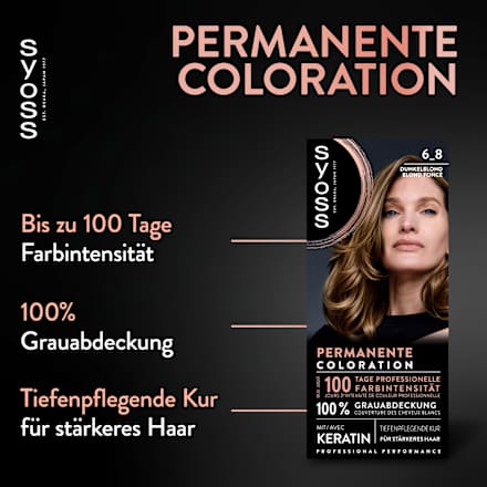 Haarkleur 6_8 Donkerblond, 1 stuk