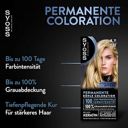 Syoss Haarfarbe 8_11 Naturblond, 1 St