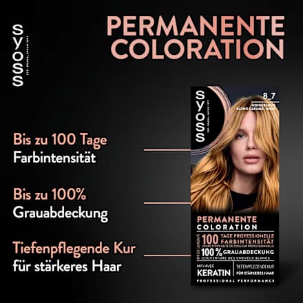 Haarkleur 8_7 Honingblond, 1 stuk