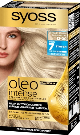 Haare Aufheller 12-00 Extra Platinum, 1 St Syoss Oleo Intense
