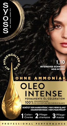 Syoss Oleo Intense Haarfarbe 1_10 Intensives Schwarz, 1 St