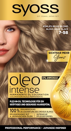 Haarkleur 7-58 Koel Beige Blond, 1 st, 1 st