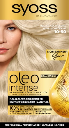 Haarfarbe Smoky Blondes 10-50 Helles Asch-Blond, 1 St, 1 St Syoss Oleo Intense