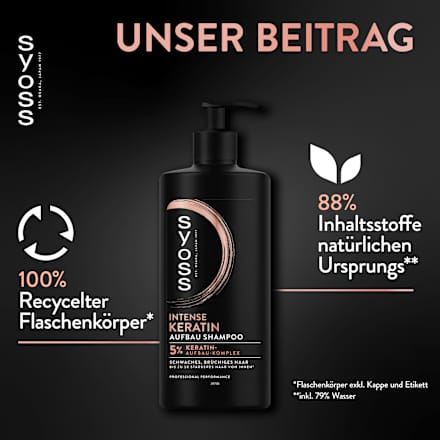 Shampoo Intense Keratine, 440 ml