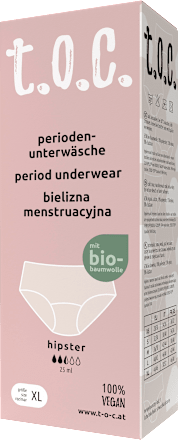 Periodenunterwäsche Hipster schwarz Gr. XL, 1 St